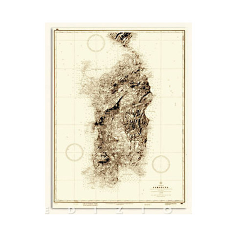 HISTORICAL MAP OF SARDINIA ISLAND