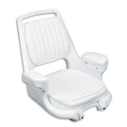 Assento almofadado Branco 2080 com placa de montagem - Moeller