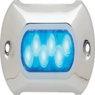 Luzes LED Submersíveis com armadura Azul de 1650 Lumens