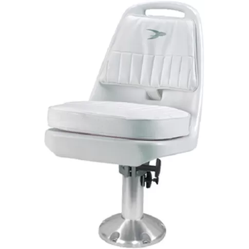 Cadeira c/ Pedestal e Almofadas - Branco