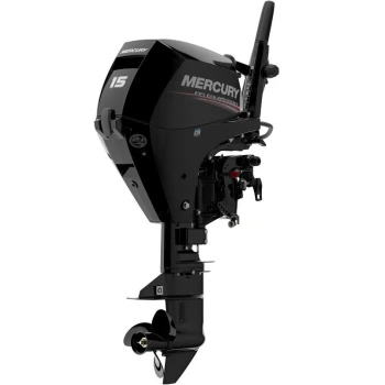 Motor Mercury 4 tempos F15 ML EFI, novo punho ergonómico