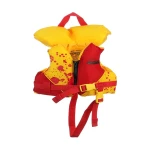 Colete salva-vidas Deluxe Bebé Vermelho/Amarelo -16.5Kg