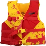 Colete salva-vidas Deluxe Criança Vermelho/Amarelo 14-23Kg