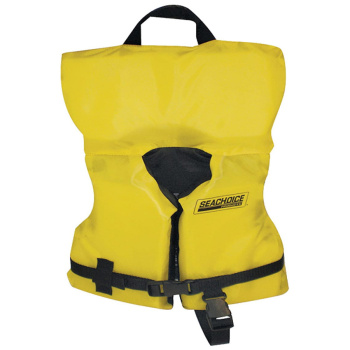 Colete salva-vidas Multiusos preto/amarelo Bebé -14Kg
