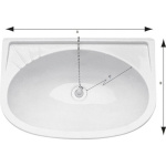 Lavatório em Plástico