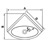 Lavatório de Canto – Plastimo