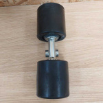 Rolete de Quilha Lateral p/ Atrelados Metafo – 18×6.5 cm