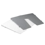 Placa em cunha preta para motores fora de borda - Plastimo