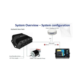 Piloto automático hidráulico Lowrance