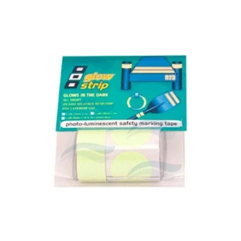 Fita flurescente de segurança 25mmx1m+20x45mm 1rolo