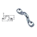 Alça inox 304 60x22x5mm