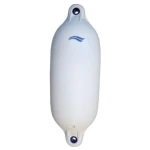 Defensa dois olhais, branca, 12×45
