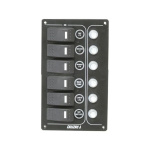 Quadro Elétrico SP 6 Offshore 6 Interruptores à Prova da Água c/ Bulbo