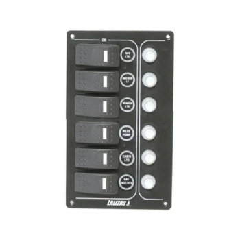 Quadro Elétrico SP 6 Offshore 6 Interruptores à Prova da Água c/ Bulbo