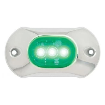Luzes LED Submersíveis com armadura verde de 800 LUMENS