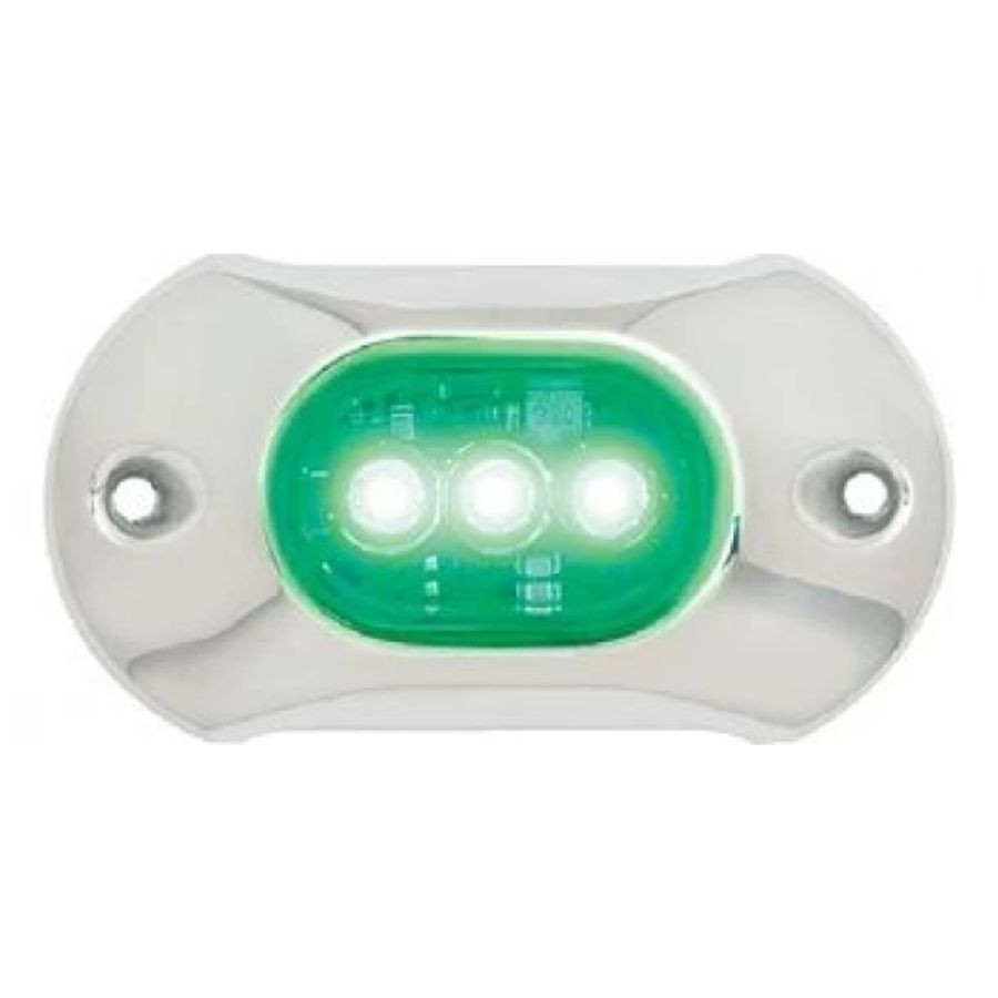 Luzes LED Submersíveis com Armadura Verde com 1350 Lumens Luzes LED Submersíveis com Armadura Verde com 1350 Lumens