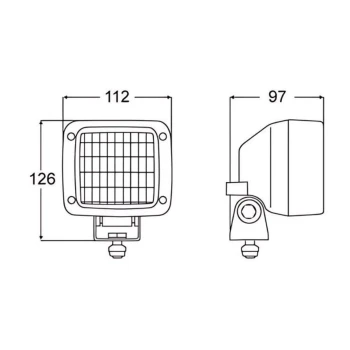 Projetor halogénio para deck
