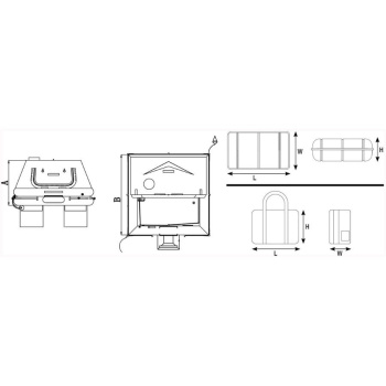 Balsa Salva-Vidas CE ISO 9650-1 4P Saco