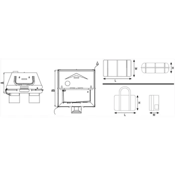 Balsa Salva-Vidas CE ISO 9650-1 4P Saco