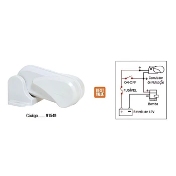Comutador de Flutuação Automatico, DC 12V/24 V