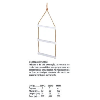 Escadas em corda -3 degraus