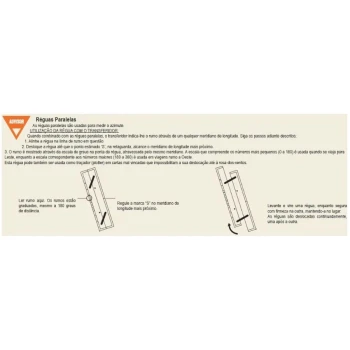 Réguas Paralelas L12 (30.48 cm)