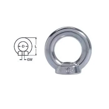 Olhal aço inox M12 53mm