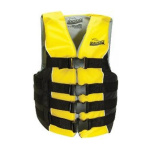 Colete Ski 4 Correias L/XL Negro/Amarelo