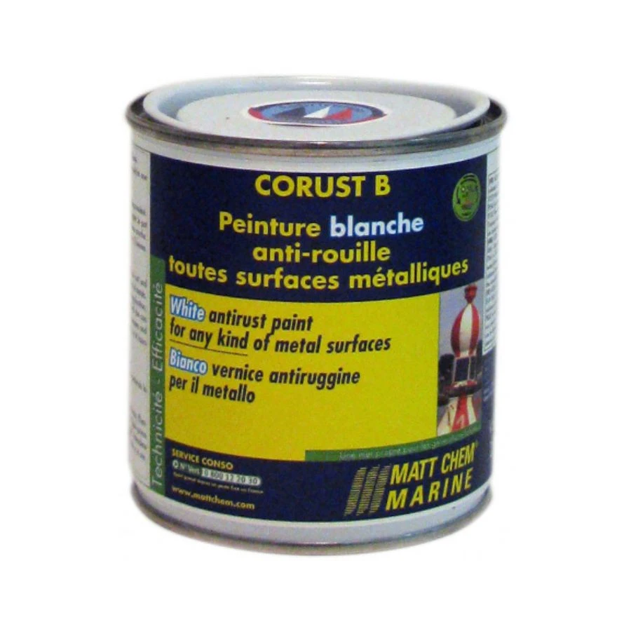 916M - CORUST B - Tinta Branca antiferrugem - 250ml 916M - CORUST B - Tinta Branca antiferrugem - 250ml
