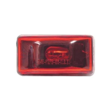 Luz de aviso/indicação vermelha com parafuso
