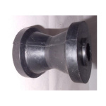 Rolete de proa para atrelados 7,4 cm preto