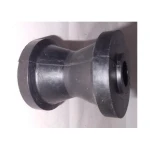 Rolete de proa para atrelados 7,4 cm preto