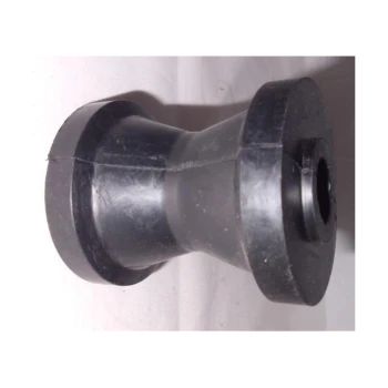 Rolete de proa para atrelados 7,4 cm preto