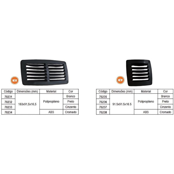 Ventilador EVO , 91.5x91.5mm, branco