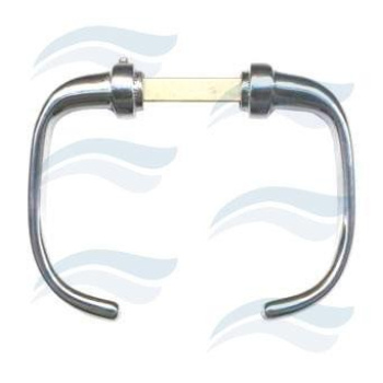 Maneta p/ fechadura 84x40mm