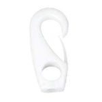 Mosquetão Plástico Branco 49mm 8mm