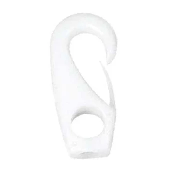 Mosquetão Plástico Branco 49mm 8mm