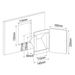 Caixa para Bocal c/ Tampa Ø38mm – Branco – Gasolina