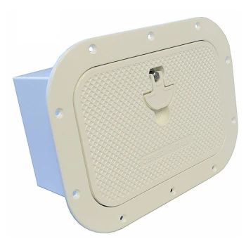 Caixa de embutir em aluminio 270x370 branca