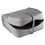 Banco Rebatível Cinza/Azul Marinho- Wise Seating