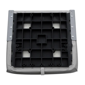 Assento Encosto Alto Sem placa Cinza/Vermelho- Wise Seating