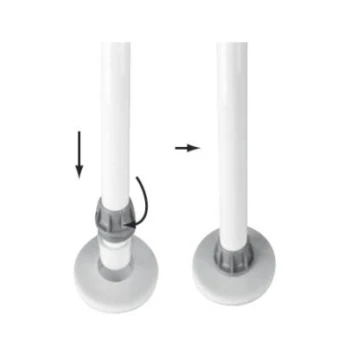 Pé para mesa 690mm compr.