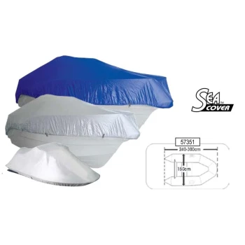Capa SeaCover Tamanho Junior para barcos entre 2,4 mts e 3 mts de comprimento