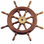 Volante Timon em Madeira 300 mm