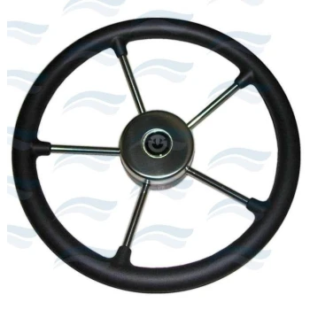 Volante tipo Timon 350mm - Branco