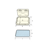 Escotilha CLASSIC – 600x355mm