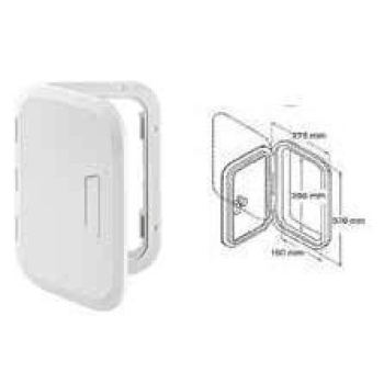 Tampa inspeção abertura 180º 275x370mm