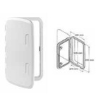 Tampa inspeção 375 mm x 375 mm- Plastimo