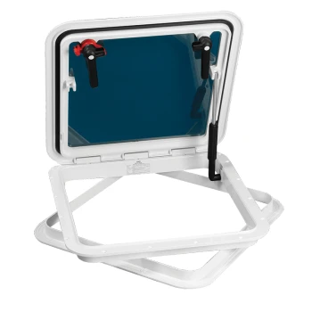 Escotilha Euro2 Branca - Quadrada - 480 x 480 mm
