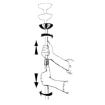 Suporte extensível 665 a 1020mm